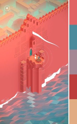 Monument Valley — color palette reference extracted from game screenshots