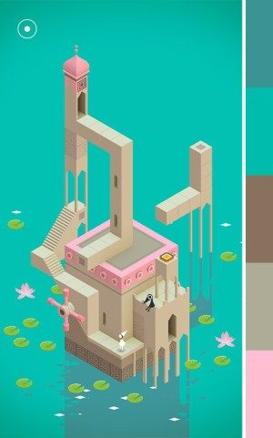 Monument Valley — color palette reference extracted from game screenshots