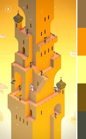 Monument Valley — color palette reference extracted from game screenshots
