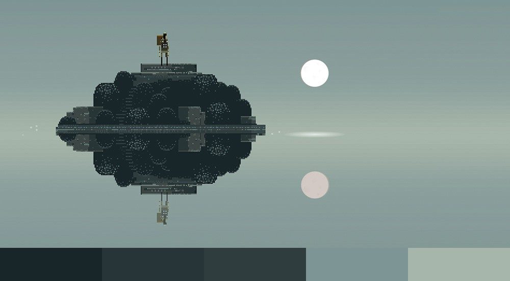 Superbrothers: Sword & Sworcery — color palette reference extracted from game screenshots