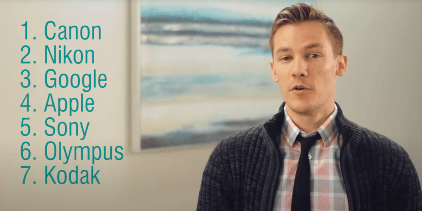 Nate Bauer talking to the camera about how ladders alter your marketing strategies