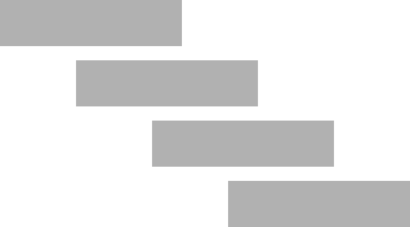 Abstract depiction of a waterfall development cycle